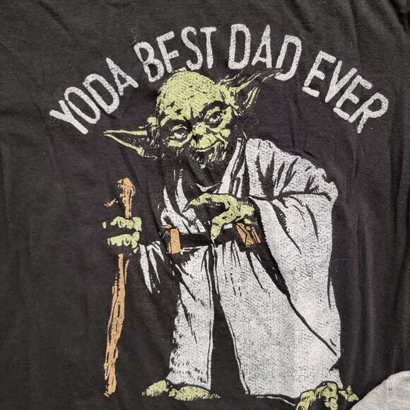3 Shirts Star Wars Darth Vader Yoda Mad Engine Size Medium Black Gray - Picture 6 of 12